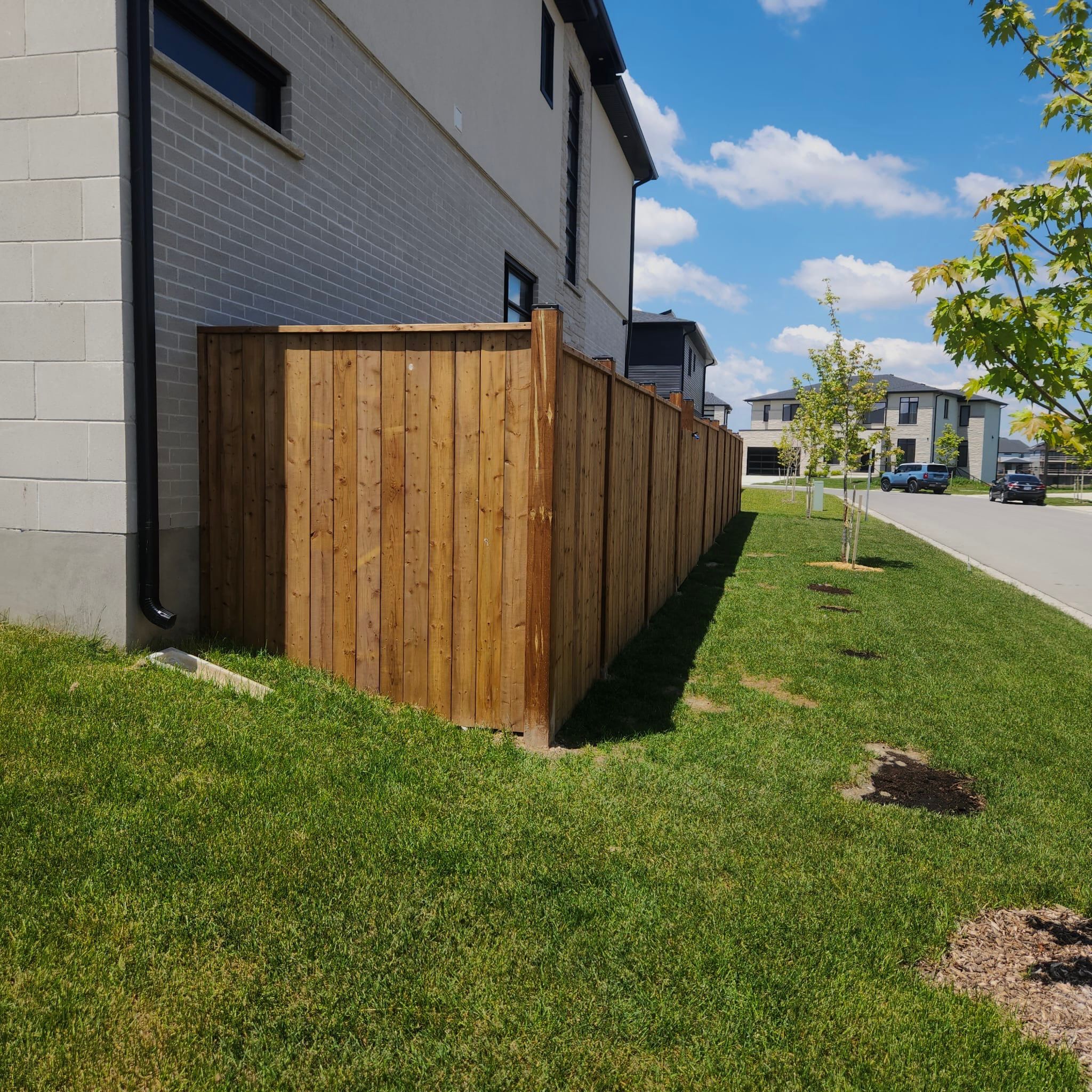 Fencing project Kenan Construction London